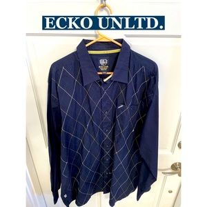 ECKO UNLTD. Embroidered Shirt is Sz 3XL
